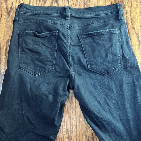 Current Elliot Mid Rise Skinny Jeans w/ Ripped Knees - Picture 5 of 5